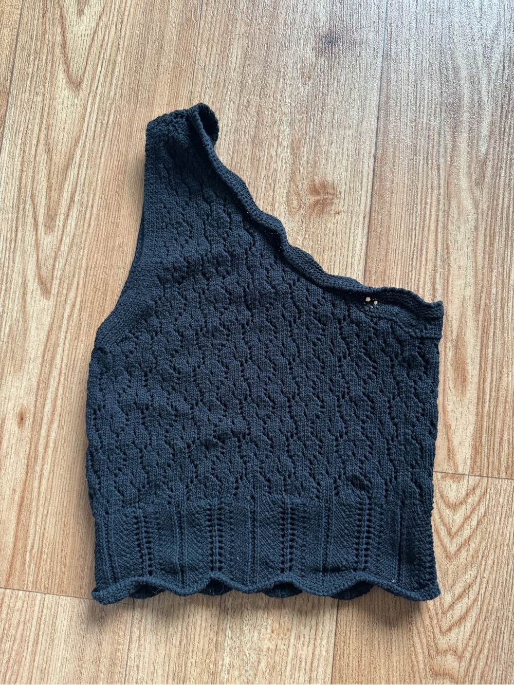 Zara crochet one shoulder top